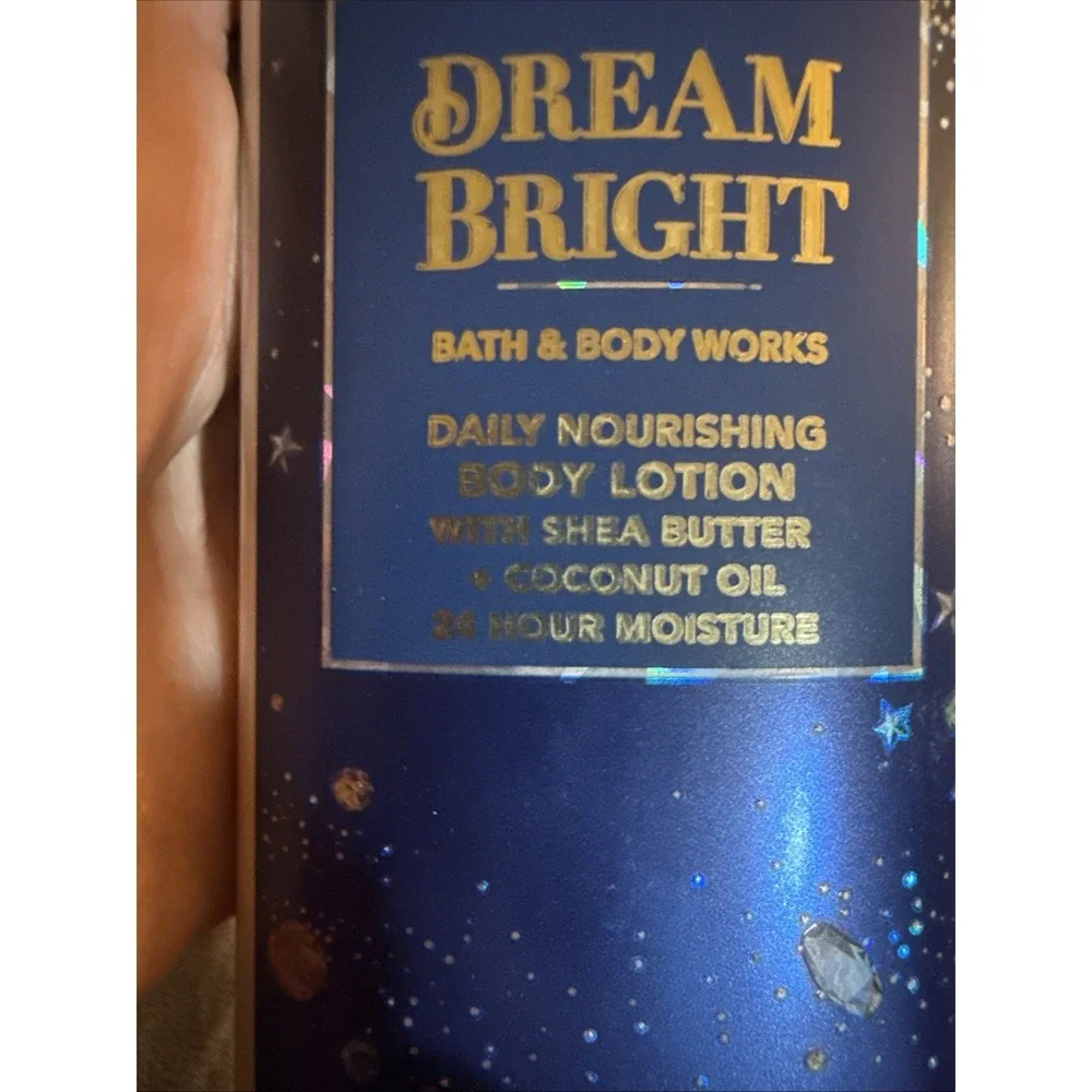 Bath & Body Works Dream Bright Body Lotion — Cream & Navy Blue Label 8 FL OZ